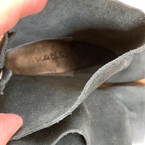 Matisse Blue/Gray Suede Ankle Boot - Picture 7 of 8